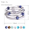 Natural blue stone imperial stone turquoise bracelet