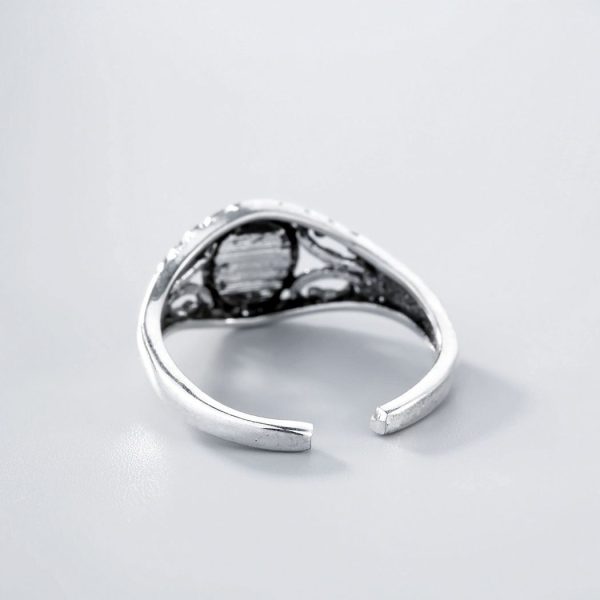 Todorova New Fashion Jewelry Ring Single Blue Stone