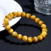 Female Versatile Natural Gold Tigereye Ball Bracelet