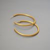 925 silver needle circle stud earrings