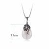 Opal drop necklace earrings set
