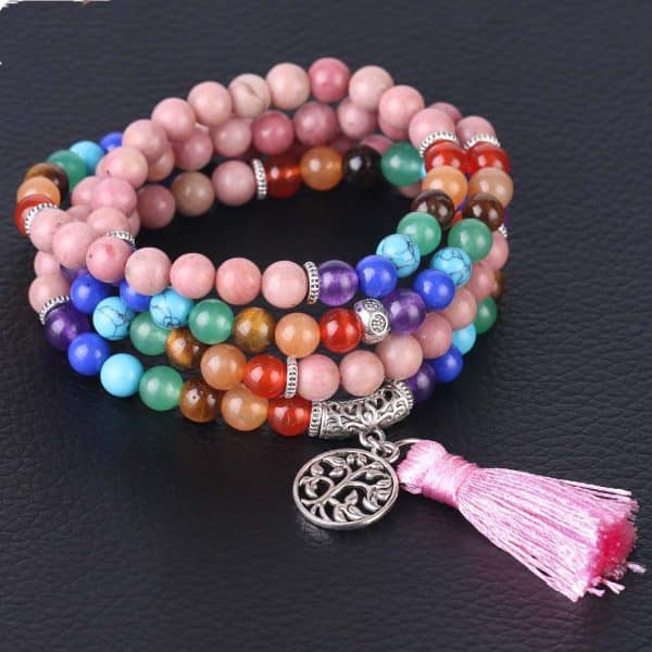 Yoga bracelet natural stone bracelet
