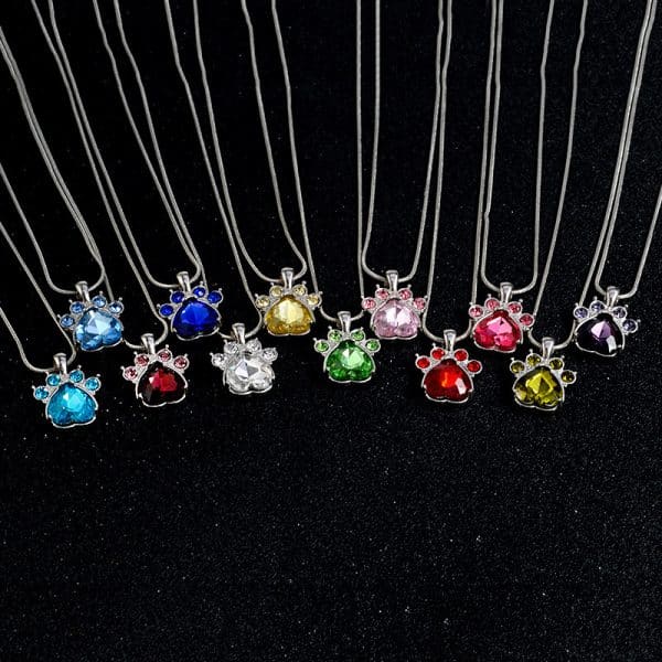 December birth stone necklace