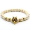 Man's Volcanic Stone Bracelet Longteng Ornaments Bracelet Natural Stone Elastic Bracelet