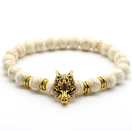 Man's Volcanic Stone Bracelet Longteng Ornaments Bracelet Natural Stone Elastic Bracelet