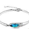 Jewelry Set Crystal Pendant Necklace Earring