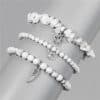 Natural Stone Elastic Bracelet Female
