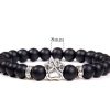 8mm Wooden Bead Turquoise Yoga Bracelet DIY Agate