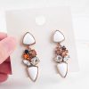Water drop stud earrings