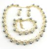 Three-piece women's jewelry set