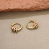 Sterling Silver Circle Ear Buckle Female Temperament Detachable