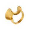 Women's Fashion Geometry Pattern Shaped Twisted Ring