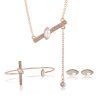 Art Series Jewelry Necklace Earrings Bracelet Set