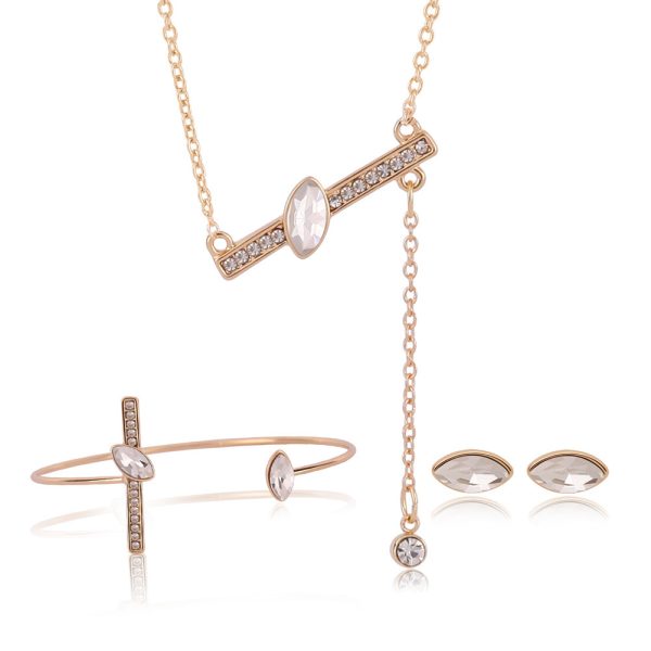 Art Series Jewelry Necklace Earrings Bracelet Set