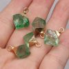 Natural Stone Semi-precious Stone Square Pyramid Crystal Pendant