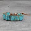 Natural stone beaded bracelet