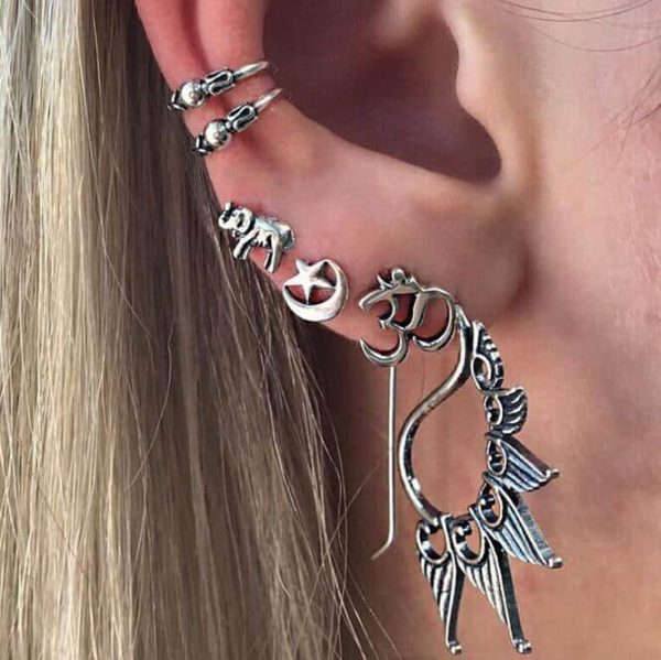 124197842848.jpg Fashion Bohemian Retro Simple Set Earrings Earrings