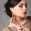 water drop tassel earrings