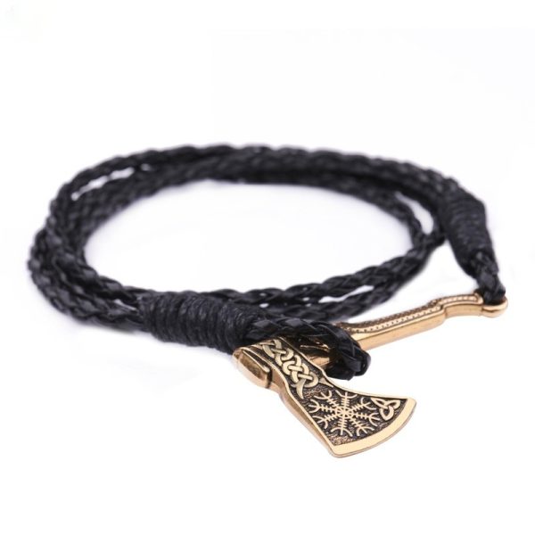 Men's Cowhide Woven Multi-layer Bracelet