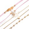 Vintage Turtle Heart Map Charm Bracelets Set For Women 2 New Design Stone Beads Infinite Bracelet Boho Jewelry Wholesale