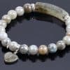 Natural Labradorite  Stone Bracelet
