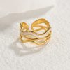 Women's Fashionable All-match Titanium Steel Ring