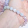 Stone sea sapphire amethyst bracelet