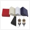 Drop-shaped alloy pendant earrings