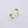 Women's All-match Fashionable Stainless Steel Leaf Diamond Bracelet