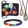 Irregular Natural Stone Yoga Stone Bracelet Suit DIY