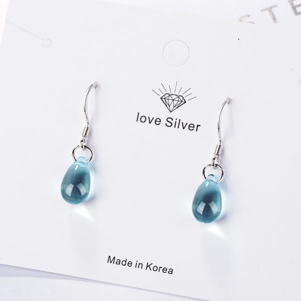 Crystal drop drop earrings