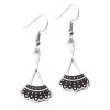 Drop oil alloy stud earrings