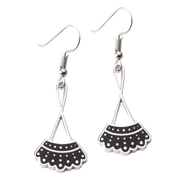 Drop oil alloy stud earrings