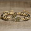 Vintage Winding Tea Crystal Round Beads A String Of Beads Bracelet