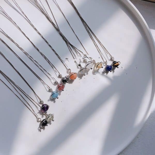 Twelve constellations guard Stone Necklace
