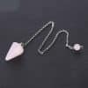 Ling cone stone pendant