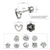 Exquisite zircon earring set