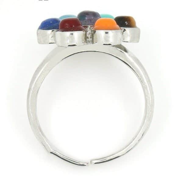 Natural semi-precious stone ring