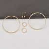 Personalized New Circle Women's Earring Set
