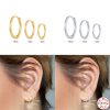 Sterling Silver Glossy Ear Ring Combination Set Fashionmonger Earrings