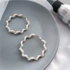 Exaggerated Spiral Large Circle Earrings