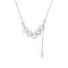 S925 Sterling Silver Mush Ice Five Emperors Coin Necklace For Women