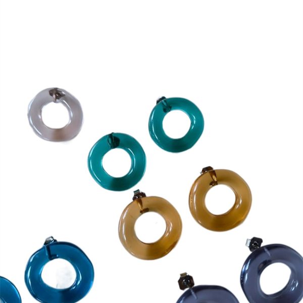 Fashion Niche Temperament Retro Circle Hollow All-match Earrings