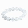 Natural Blizzard Snowflake Round Beads Women's Bracelet