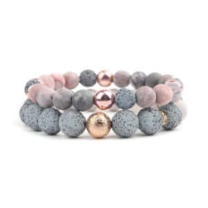 Lava Stone Braided Bracelet