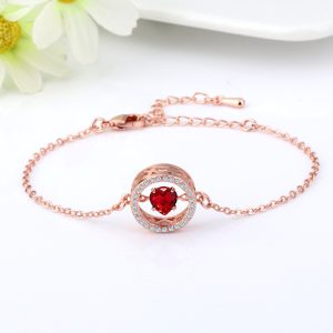Heart-shaped Smart Red Rope Bracelet Life
