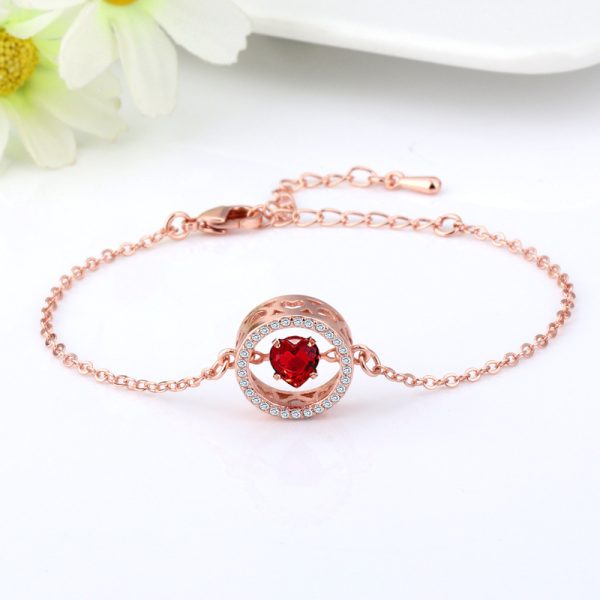 Heart-shaped Smart Red Rope Bracelet Life