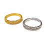 Ins Style Simple Girls Do Not Fade Heart-shaped Open Ring