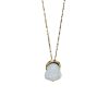 Hetian Jade Maitreya Sterling Silver Necklace