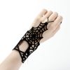 Dark Style Hollow Spider Web Finger Chain